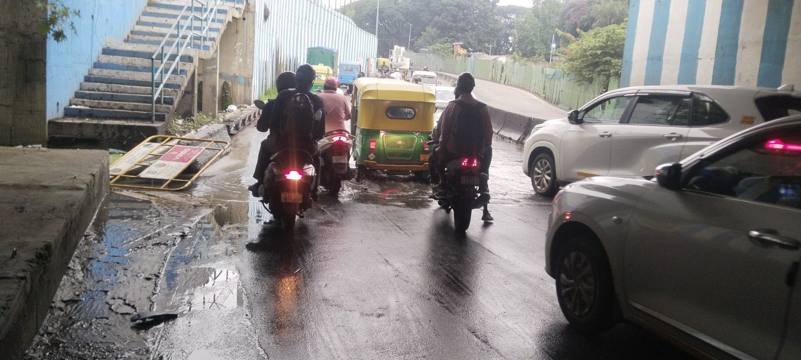 Bengaluru Traffic Police Warn of Waterlogging at Budigere Cross and Khoday Underpass