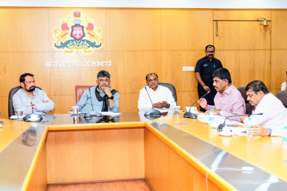 D K Shivakumar meeting milk union representatives at Vidhana Soudha over Nandini milk prices