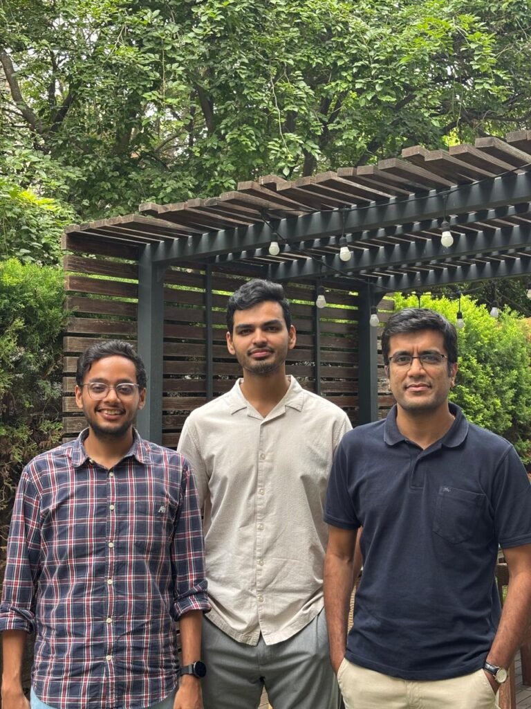 Three men pictured together in a photograph supplied by GoReach.