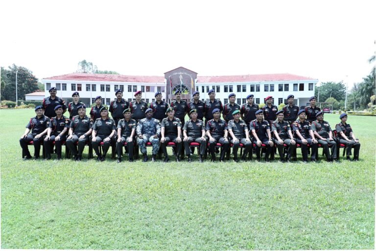 Officers at ASC Centre & College, Bengaluru, after the Senior Officers’ Course