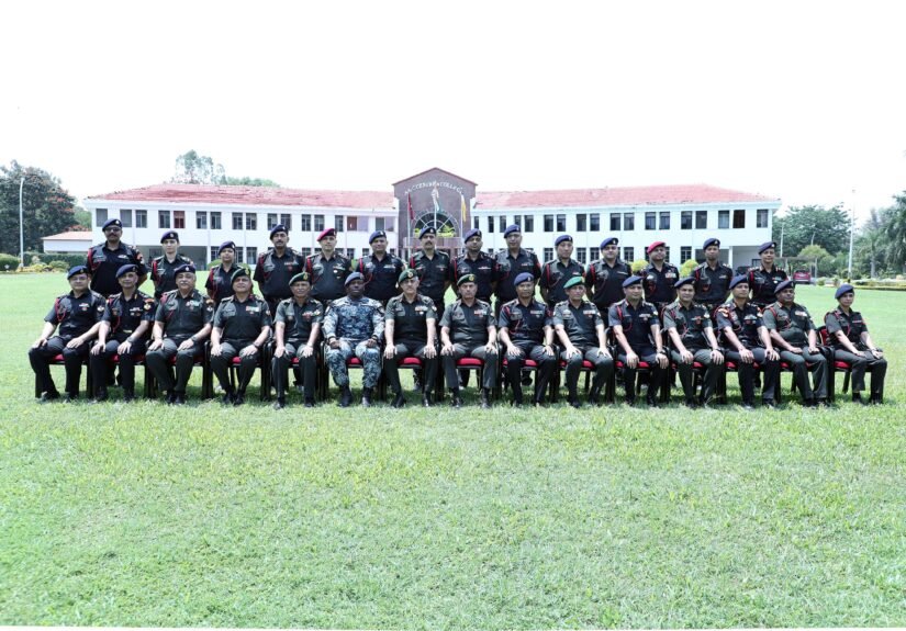 Officers at ASC Centre & College, Bengaluru, after the Senior Officers’ Course