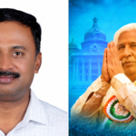 Photo composite of Dinesh Gooligowda and H.K. Patil using separate file images.