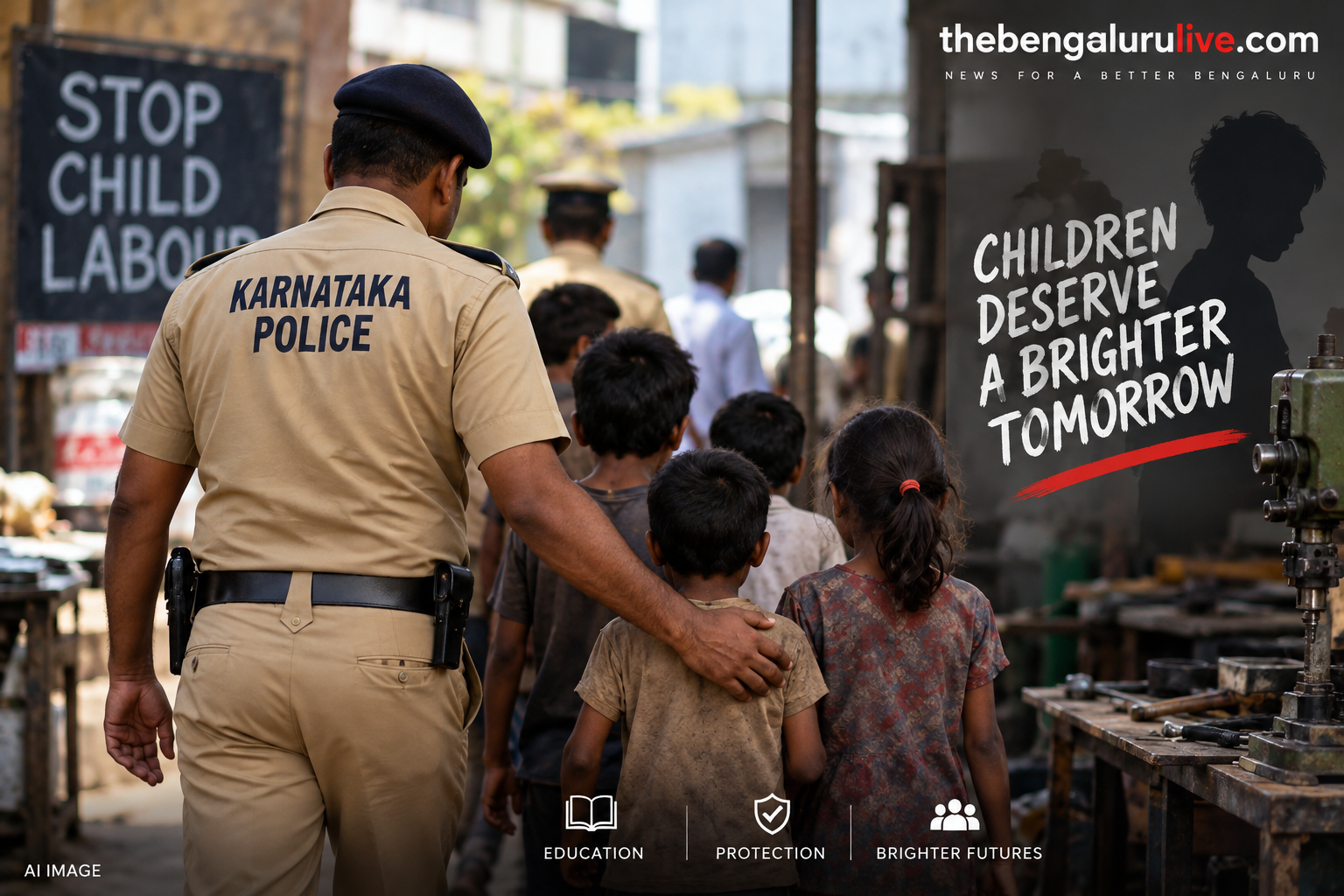 Karnataka Police Rescue 800 Children in Statewide Drive Against Child Labour; Bengaluru City Accounts for 503