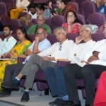 Krishna Byre Gowda and officials at the Bengaluru solid waste management consultation