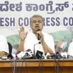 KPCC president B. K. Hariprasad addresses a media conference on electoral roll revision