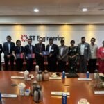 M B Patil and Karnataka delegation at ST Engineering in Singapore