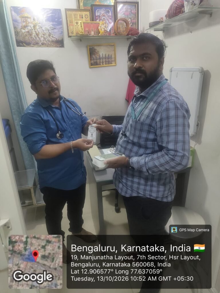 Medical-waste enforcement action at Al-Shifa Polyclinic in Bengaluru.
