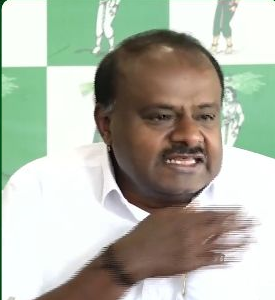 H D Kumaraswamy speaking in the video shared by JDS