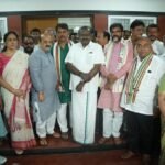 Karnataka NDA delegation led by H.D. Kumaraswamy in Bengaluru