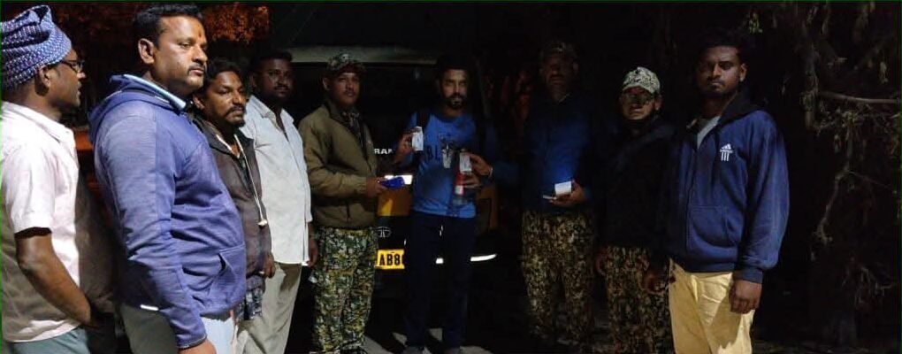 Bengaluru East City Corporation team during action against illegal waste dumping in KR Pura