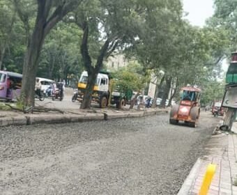Roadwork file image included in the DIPR Karnataka HSR–Agara update; original carries an October 18 date stamp