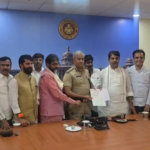 R. Ashoka and BJP leaders submit a memorandum to the Bengaluru Police Commissioner