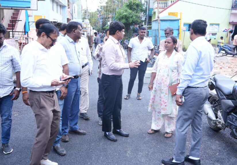 Officials during the M V Garden inspection in Ulsoor