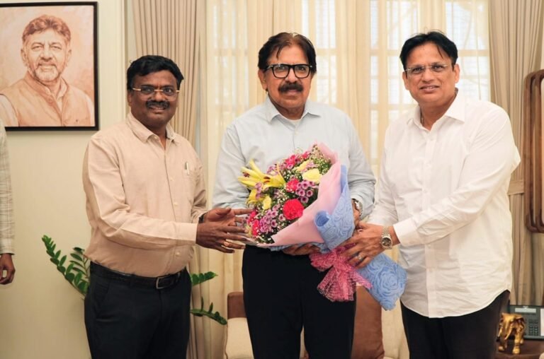 Ajay Dharam Singh and financial adviser Atheeq at their October 27 meeting in Bengaluru