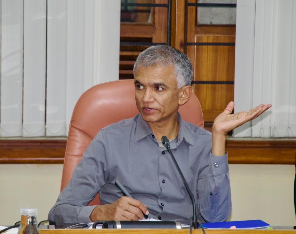 Krishna Byre Gowda at the GBA Executive Committee meeting.