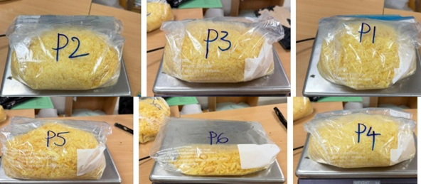 Packets of seized material pictured in the DRI narcotics-seizure release