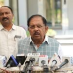 G Parameshwara speaks to the media about Karnataka drought assessment