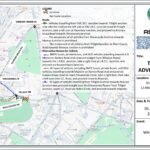 Official Race Course Road diversion map showing Maurya, Shivananda, Trilight and Raceview junctions