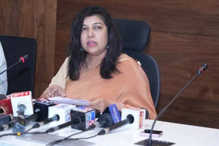 GBA Special Commissioner (Elections) Shilpa Nag addresses the voter-roll briefing in Bengaluru on October 27, 2026.