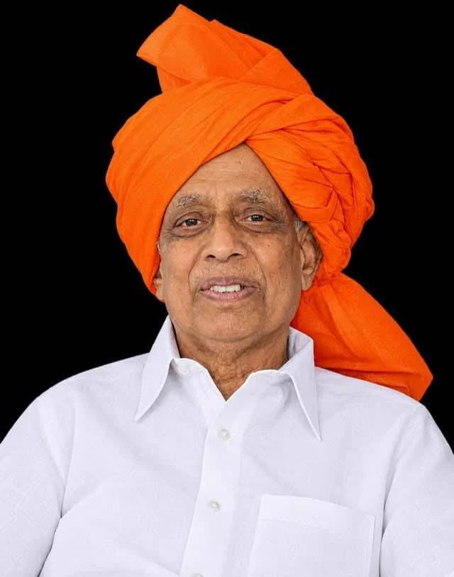 Portrait of former Karnataka minister Shivanand Kaujalgi shared by the Chief Minister’s Office of Karnataka on X.